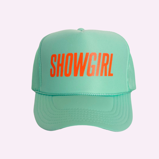 SHOWGIRL ♡ customizable trucker hat