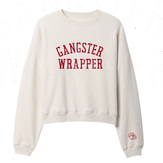 GANGSTER WRAPPER ♡ vintage printed sweatshirt