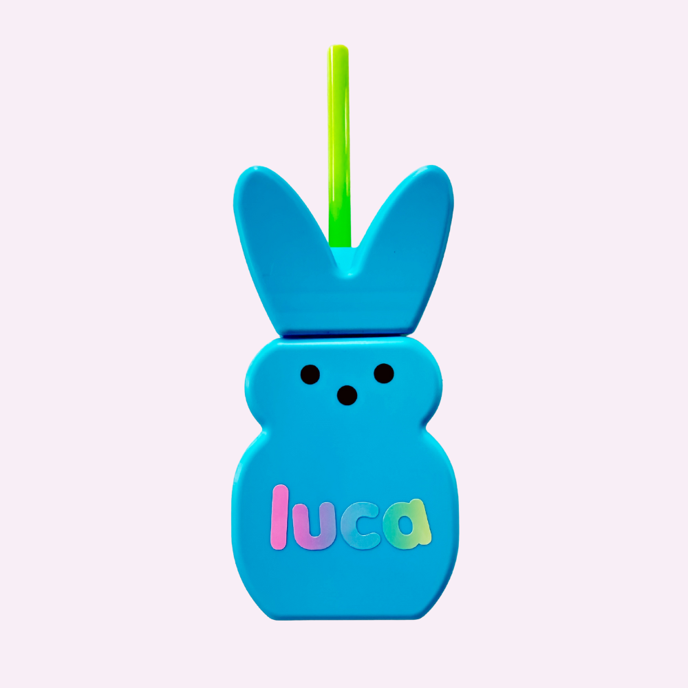 HOPPY CUPS ♡ blue personalized tumbler