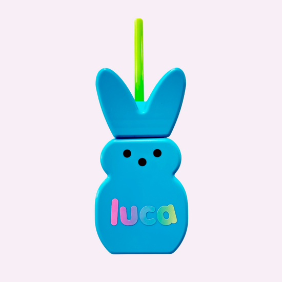 HOPPY CUPS ♡ blue personalized tumbler