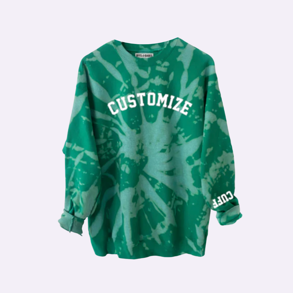 Eagles Game Time Tie Dye Long Sleeve