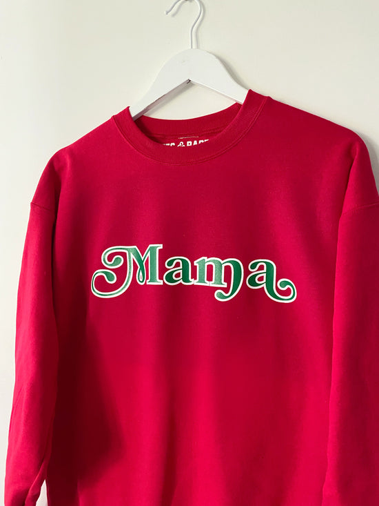 HOLIDAY MAMA SWEATSHIRT ♡ adult sweatshirt with mama print