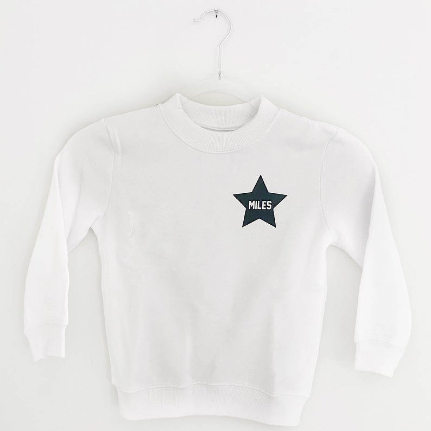 HEART U MOST STAR ♡ white baby & kids sweatshirt