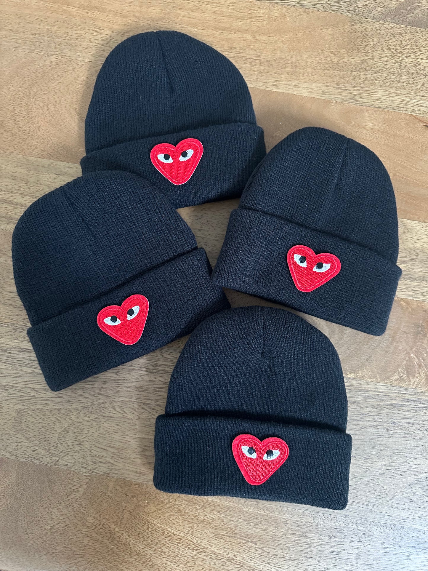 Comme des garcons play 2024 beanie