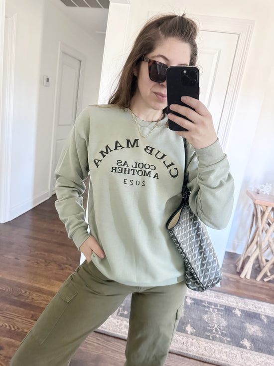 CLUB MAMA ♡ adult graphic sweatshirt
