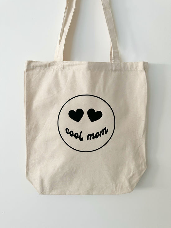 COOL MOM TOTE ♡ printed canvas tote