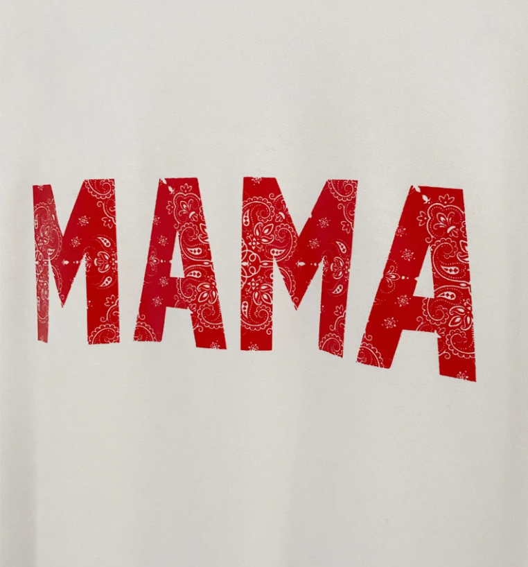 BANDANA MAMA ♡ graphic mama sweatshirt