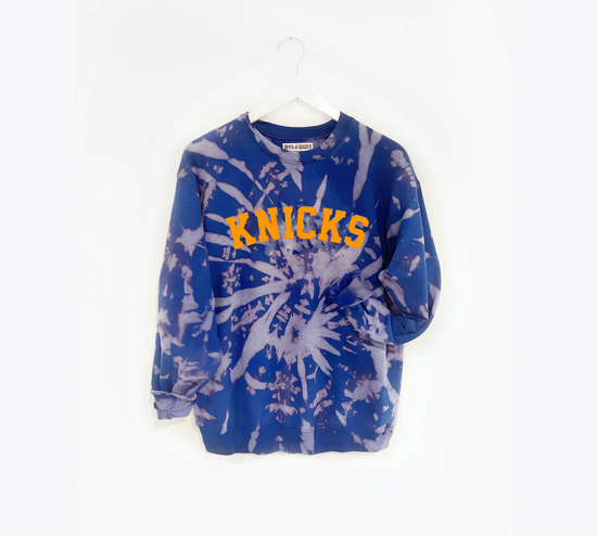 Light blue discount tie dye crewneck