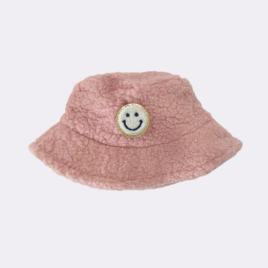 TEDDY BEAR BUCKETS ♡ kids bucket hat with smile patchy