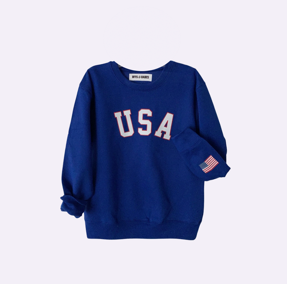TRU AMERICAN ♡ toddler USA graphic sweatshirt