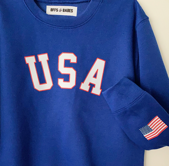 TRU AMERICAN ♡ toddler USA graphic sweatshirt