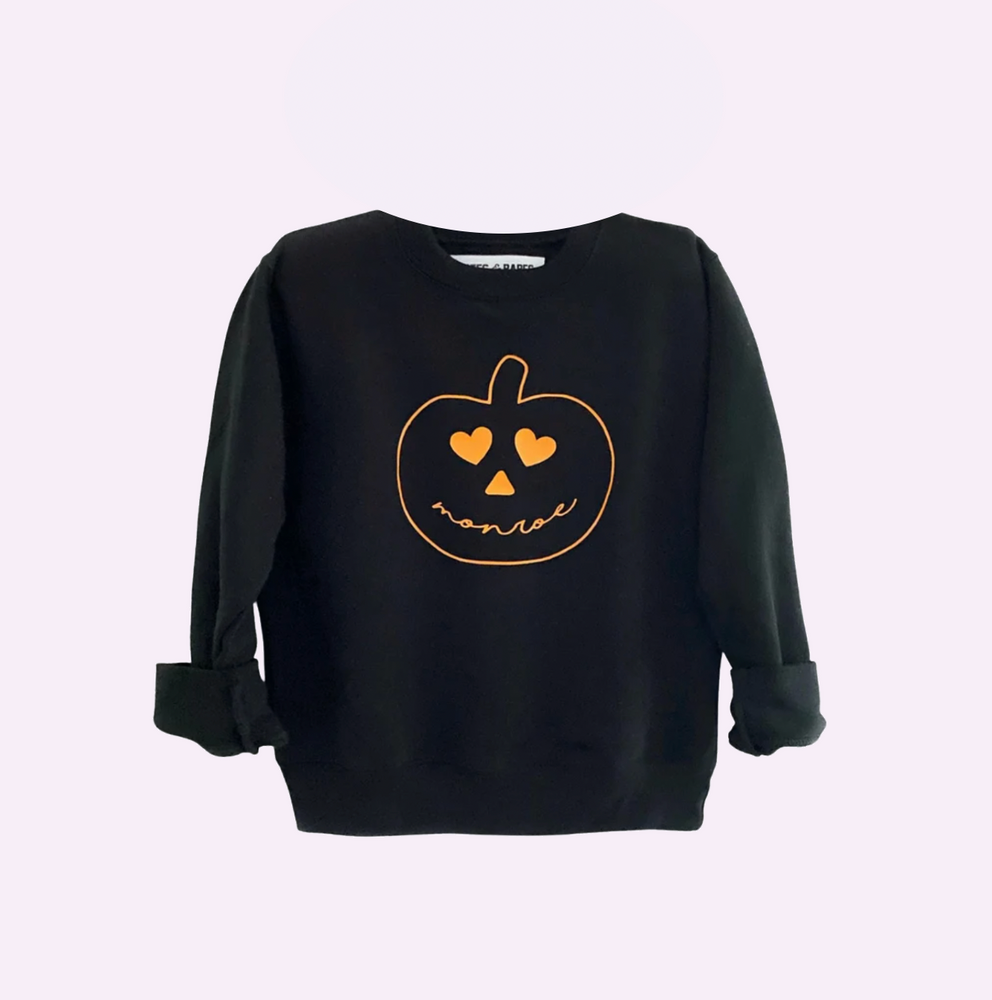 PUMPKIN LOVIN ♡ customizable toddler & youth sweatshirt