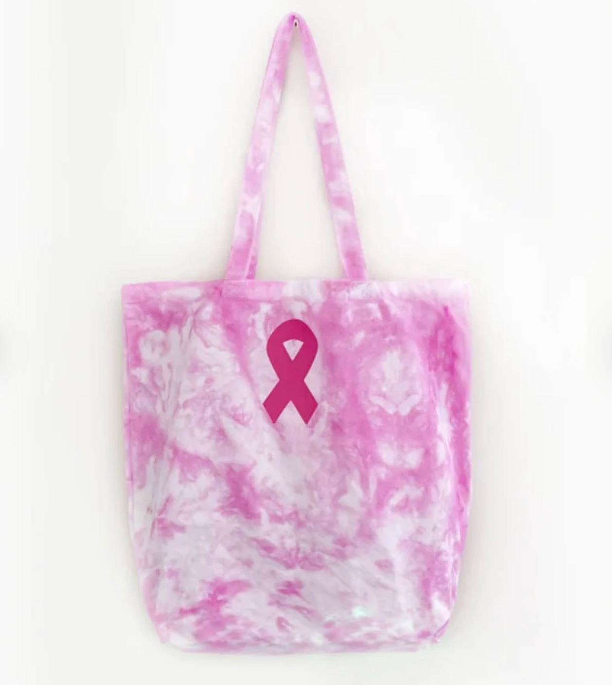 BCA TOTE ♡ pink tote with personalizable ribbon