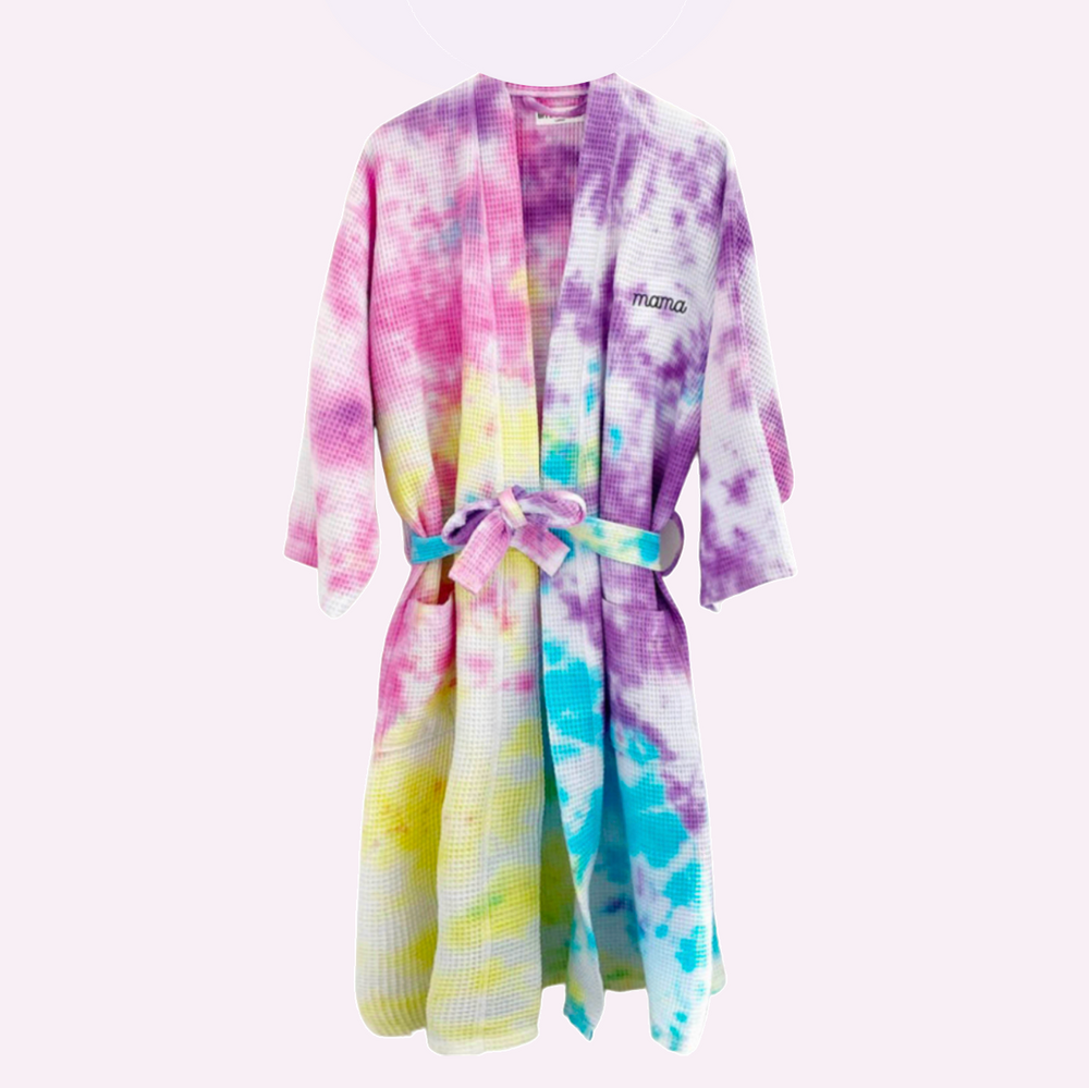 
                
                    Load image into Gallery viewer, CANDYE CRUSH ♡ embroidered stitch full length robe
                
            