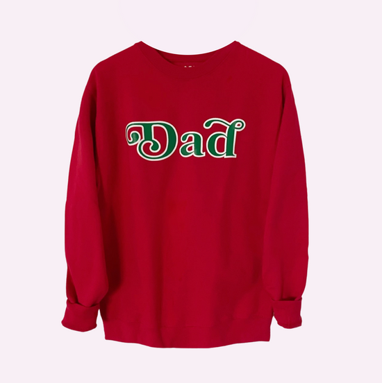 HOLIDAY DAD SWEATSHIRT ♡ adult sweatshirt with dad print