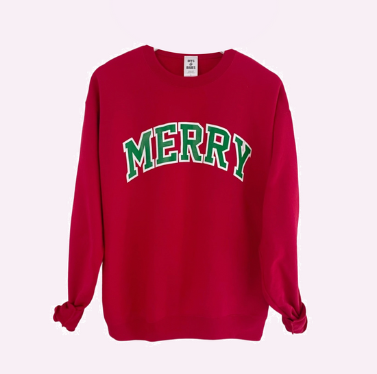 Load image into Gallery viewer, MERRY SWEATSHIRT ♡ adult sweatshirt with merry print
