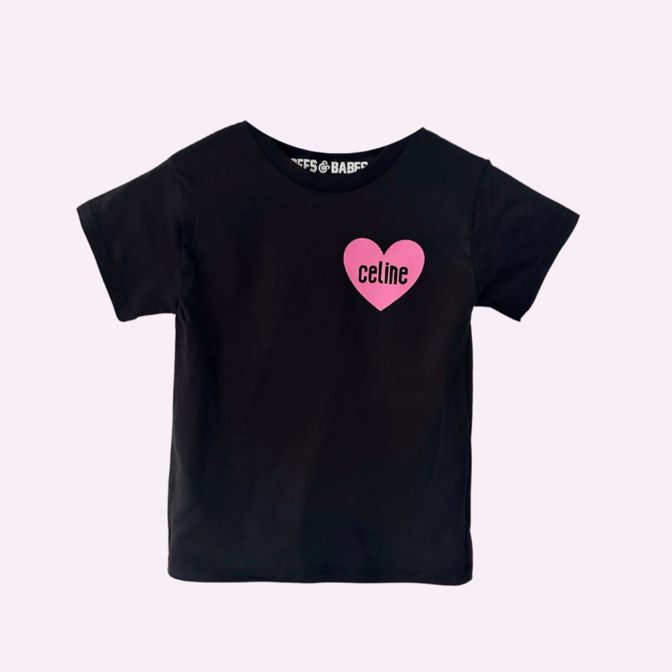 HEART U MOST TEE ♡ toddler & youth personalizable short sleeve tee