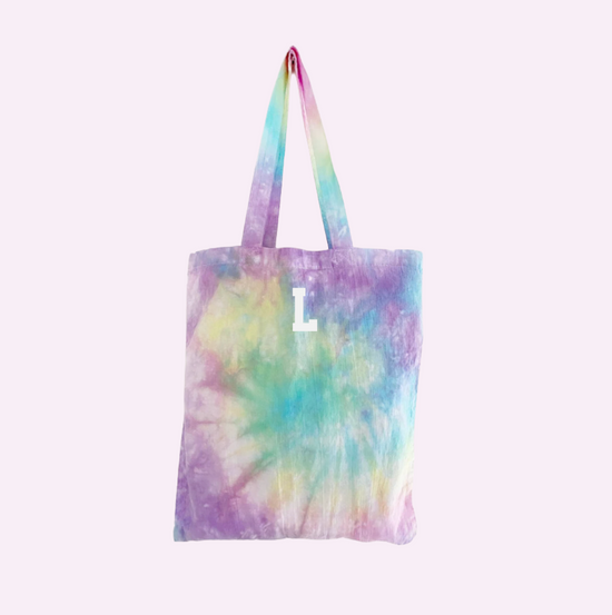 Load image into Gallery viewer, MULTIE TOTE ♡ personalized lightweight tie-dye tote
