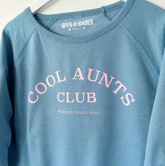 COOL AUNTS CLUB ♡ personalizable raglan sweatshirt
