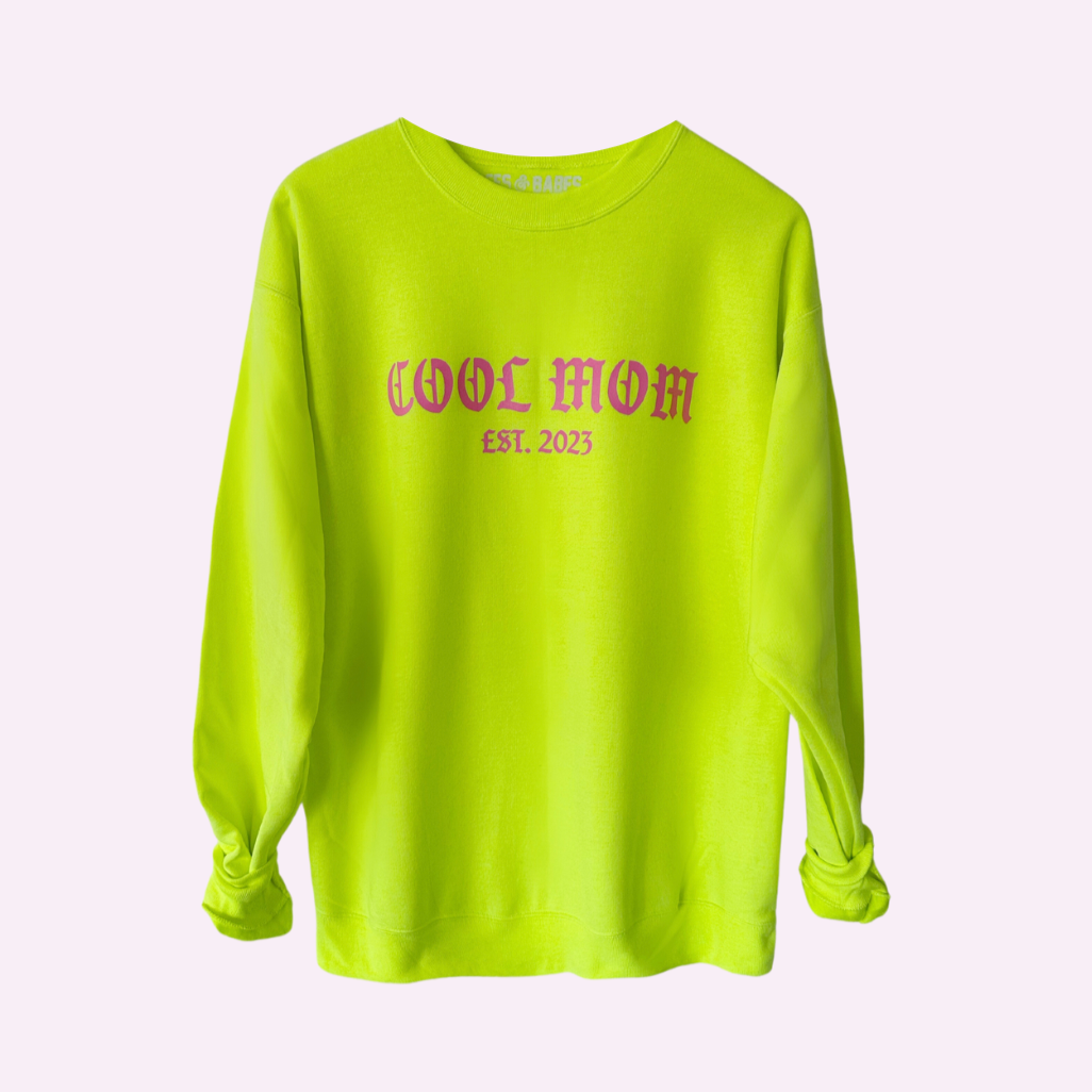 Load image into Gallery viewer, ESTABLISHED AF ♡ personalizable cool mom sweatshirt
