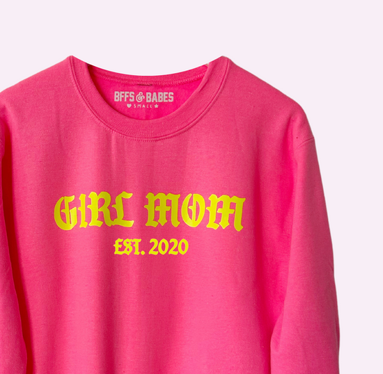 ESTABLISHED AF ♡ personalizable girl mom sweatshirt