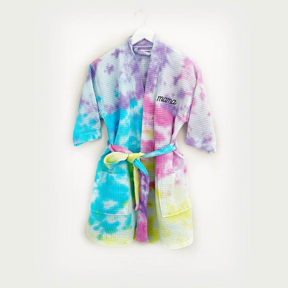 CANDYE CRUSH ♡ embroidered stitch mini robe