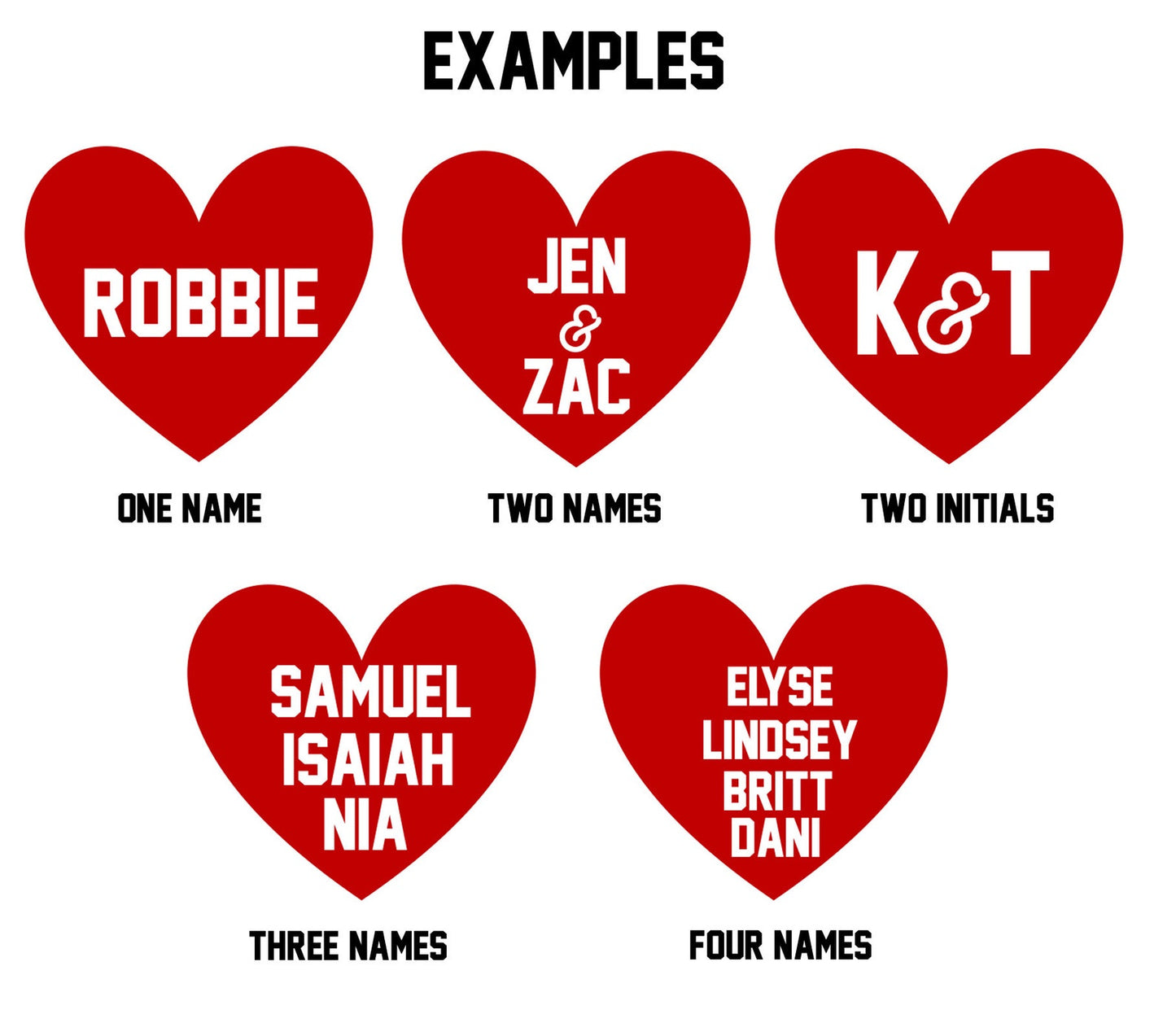 Heart Usernames HEART U MOST โก pink personalizable sweatshirt โ BFFS & BABES